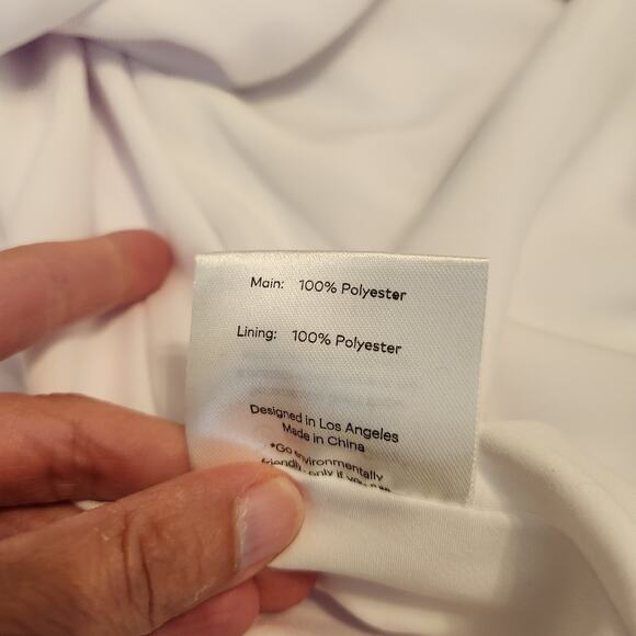 New Fame & Partners Venice Dress Sz 4 Women Tulle White Midi Balletcore Princess - Picture 10 of 11